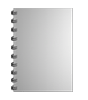 Broschüre mit Metall-Spiralbindung, Endformat DIN A8, 100-seitig