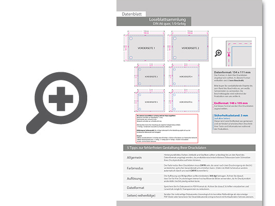 Product Bild loseblattsammlung_din_a6_quer__152_bl__tter_pro_sammlung__vorne_schwarz_(1_0)