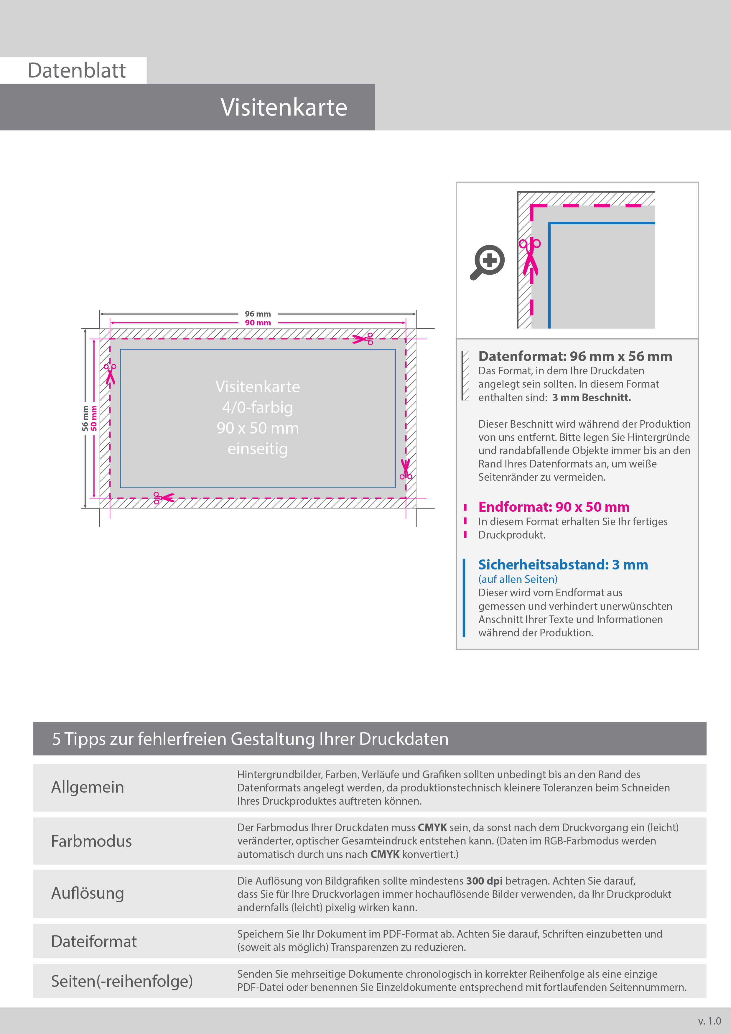 Product Bild multiloft-visitenkarten_quer_90_x_50_mm_einseitig_folienkaschiert_matt_und_einseitiger_hei__folienpr__gung_gold__4_0_farbig_(einseitiger_druck)
