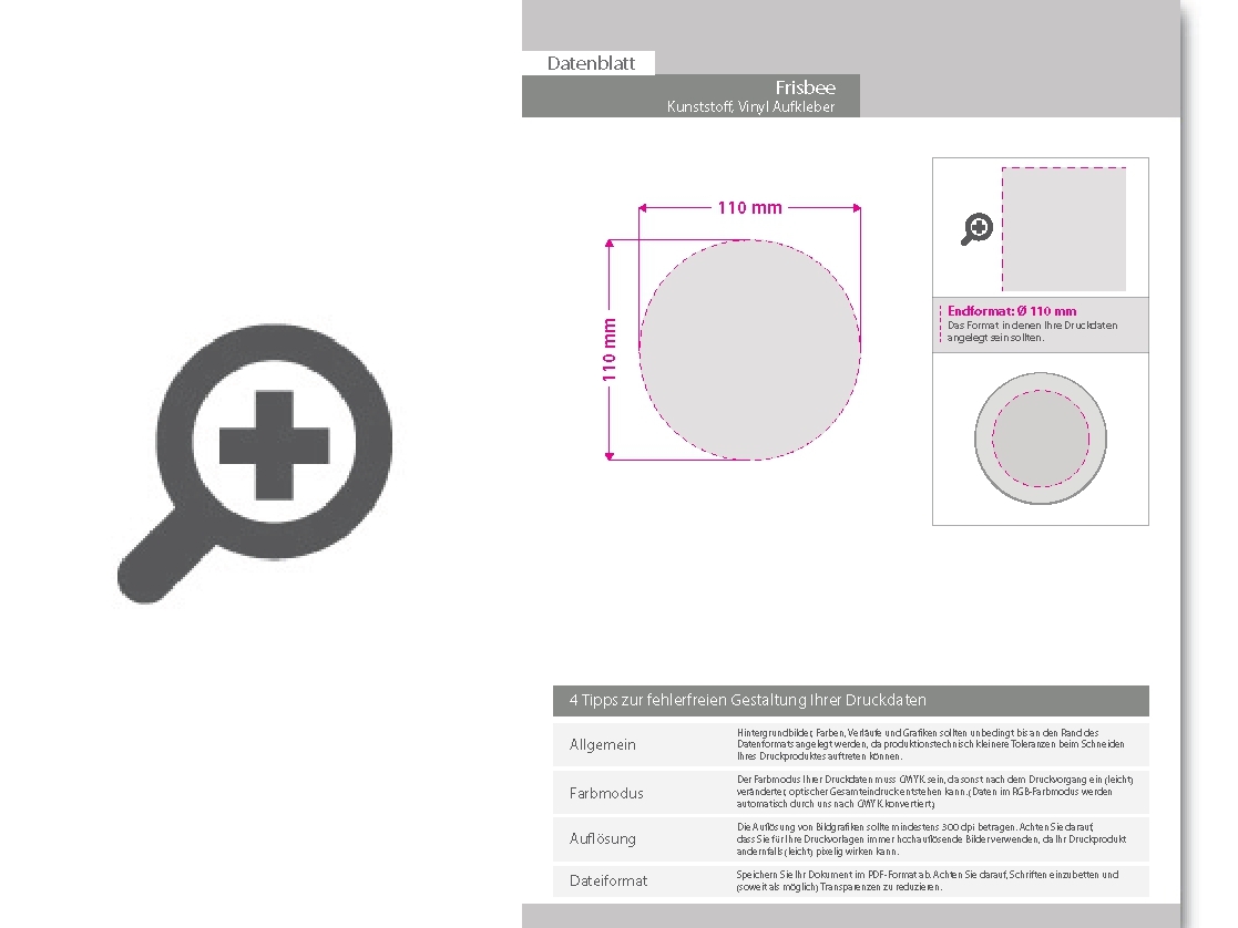 Product Bild frisbee_aus_kunststoff_Ø_16_cm