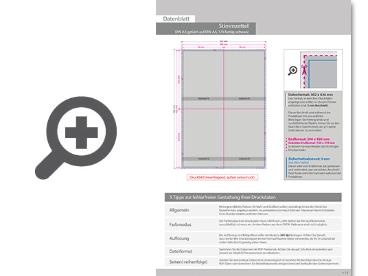 Product Bild stimmzettel_din_a3_gefalzt_auf_din_a5__1_0-farbig_schwarz_(einseitig_bedruckt)