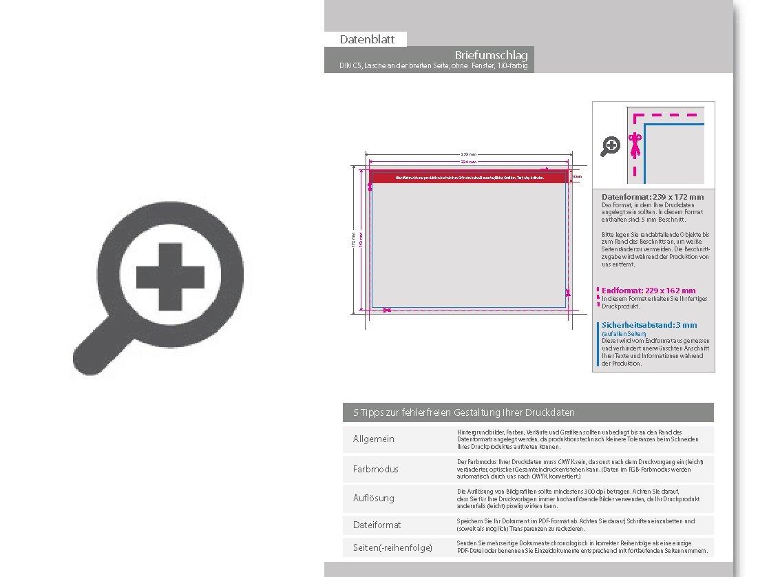 Product Bild briefumschlag_din_c5_(lasche_an_der_breiten_seite)__haftklebend_ohne_fenster__einseitig_1_0_schwarz-_wei___bedruckt