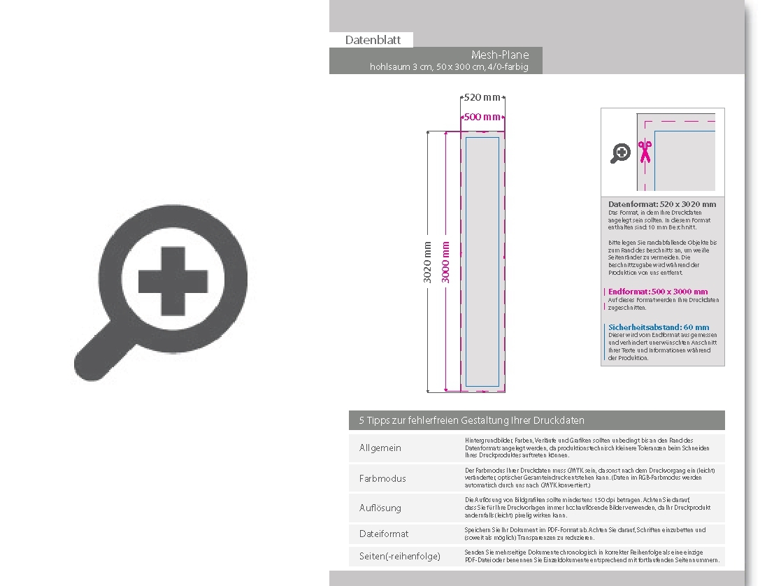 Product Bild hochwertige_mesh-plane_(pvc-frei)__50_x_300_cm__4_0-farbig_bedruckt__hohlsaum_oben_und_unten_(durchmesser_hohlsaum_3_0_cm)