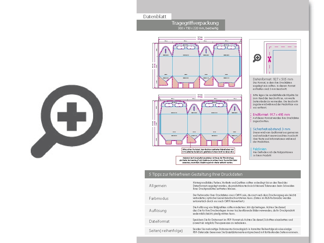 Product Bild tragegriffverpackung_(30_cm_x_15_cm_x_22_cm)_beidseitig_bedruckt_5_4-farbig_(cmyk_+_sonderfarbe)